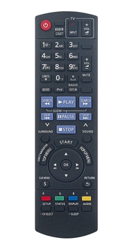 N2QAKB000072 Replace Remote Control Compatible with Panasonic Blu ray Home Theater System SA-BTX70 S