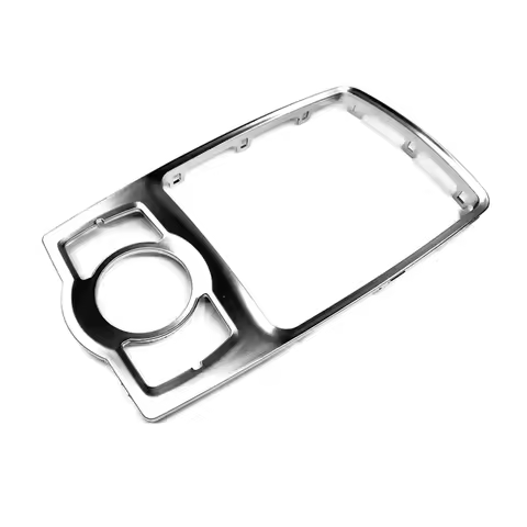 Front MMI Console Frame Silver Chrome Trim Cover For Audi A6 C6 Avant Allroad quattro S6 RS6 2007-20