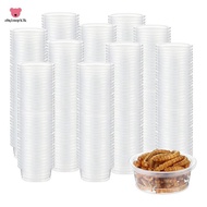 300 Pcs Gecko Food and Water Cups Small Plastic Feeder Cups Reptiles Accessories Reptile Water Bowl 