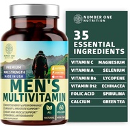 Number One Nutrition Premium Men's Daily Multivitamin Multimineral Supplement [Gluten Free, Non-GMO]