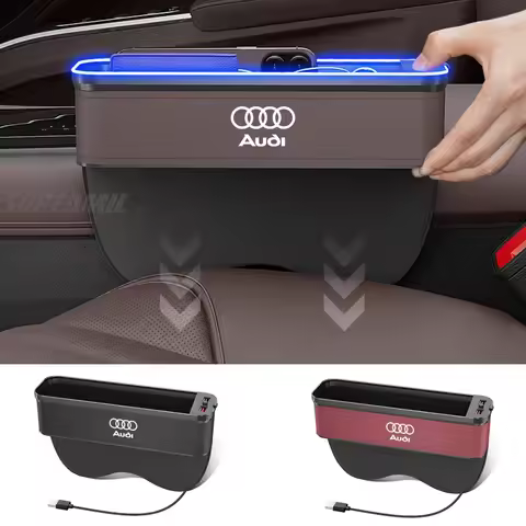 Audi A3 A4 A5 A6 A7 A8 RS3 RS4 RS5 RS6 S3 S4 S5 S6 Q3 Q5 Q7 Q8 Car Seat Gap Slot Crevice Storage Box