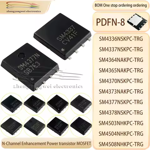 SM4336N SM4337 SM4364A SM4365N SM4370 SM4373NA SM4377N SM4378 4503NH 4504NH 4508NH N-Channel Enhance