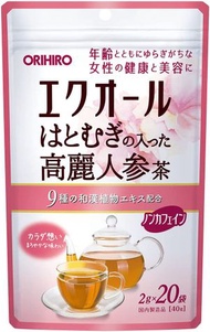Orihiro Equol是2g x 20袋，帶有tomojin茶