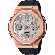CASIO Womens Baby-G MSG-W610G-1AJF [BABY-G G-MS] Round Watch Black Resin *Stainless Steel Tough Sola