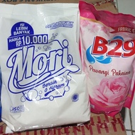 PAKET HEMAT DETERGEN MORI 700 GR+ PEWANGI SMART PINK 750 ML