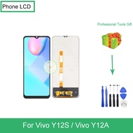 LCD Display Touch Screen Digitizer For Vivo Y12S  /  Vivo Y12A front lcd  replacement Repair Parts