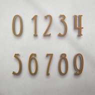 3D Three-Dimensional Number House Number Acrylic Number House Number Crystal Character 3D English Le