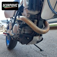 Motorcycle Link Pipe for DRZ-400 DRZ400 R DRZ400 E DRZ400S DRZ400 SM slip on 51mm Muffler complete e