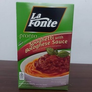 La Fonte Pronto Spaghetti with Bolognese Sauce 117gr