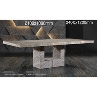 Marble Dining Table with Marble legs (7FT/8FT)