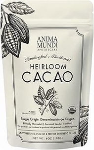Anima Mundi Heirloom Cacao - Pure Organic Cacao Powder for Eating, Drinking, Baking - No Synthetic F