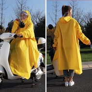 Sleeve Raincoat Electric Vehicle Motorcycle Raincoat Full Body One-Piece Adult Extra Thickened Rainproof Raincoat