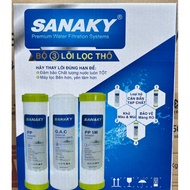 Lõi lọc nước sanaky _ Lọc thô ( trọn bộ 123) hàng chính hãng