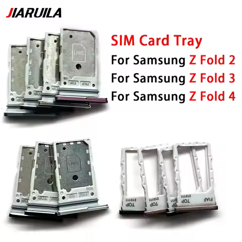 NEW For Samsung Z Fold 2 3 4 5 Fold2 Fold3 Fold4 Fold5 SIM Card Tray chip slot drawer Holder Adapter