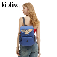 |KIPLING X WONDER WOMAN| Balo Backpack CITY ZIP S Wonder Blue HUKI7331EU