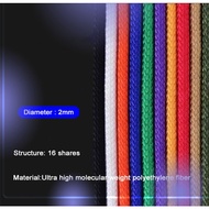 1 Meter 2mm Blue   Red  White  Black  Green  Color  Spearfishing Line Speargun Rope Fish Gun Rope