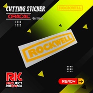 CUTTING STICKERROCKWELL ORACAL 651 STICKER/ ORAFOL 6510/