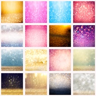 POSSBAY Glitter Sparkle Bokeh Backdrop Birthday Party Gold Spots Bokeh Wedding Prom Graduation Photo