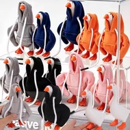 Hoodie Duck Ornament - Cartoon Hoodie Duck Desktop Figurine - Funny Hoodie Duck Figure Miniature - C