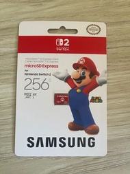 ** 全新Samsung MicroSD Express Card - 256GB(任天堂Switch 2專用) **