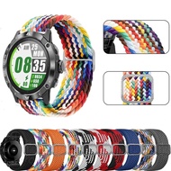 22/26mm Woven Watch Band For Garmin Fenix 7x 7 6X 6 Pro Fenix 5X 5 Plus 3 Forerunner 935 945 955 965 EPIX Stretch Nylon Replace Strap SmartWatch Bracelet Wristband