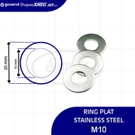 M10 STAINLESS STEEL PLATE RING