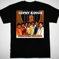 Gipsy Kings Poster T-Shirt Black Short Sleeve