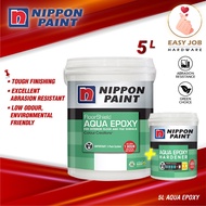 🔥 Nippon Aqua Epoxy Paint 5L Heavy Duty Epoxy Paint epoxy lantai Epoxy Lantai Expoxy Floor Paint