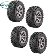 4Pcs 73mm Tire Tyre Wheel for C14 C24 B24 B36 MN D90 MN-90 MN99S FY003 FY004 RC Car Upgrade Parts Ac