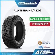 BFGoodrich All-Terrain T/A KO3 17" 285 70 R17LT 4X4 4WD (1 Tire)