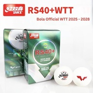 DHS BOLA PINGPONG DHS RS40+ DJ40+ WTT ISI 6 - BOLA TENIS MEJA DHS WTT 3STAR RS40 3 STAR DJ40