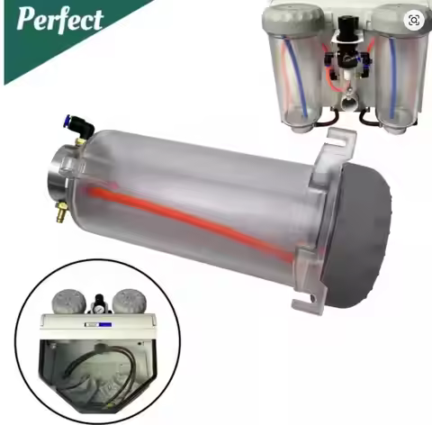 Dental Sandblasting Machine Accessories Lab Sandblaster pen footpedal Bucket Rust Removal Tank sand 