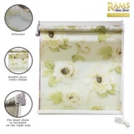RamsHomeDecor Blind Curtain/Day Night Curtain/Roller blind/Roller Blinds Sunshade/Roller Blind Windo