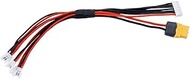 XT60H-6S 17cm Length Parallel Charging Cable For M6D D6PRO SCX24 Remote Control Car Batteries With P