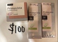 日本版 Primavista 粉底液及定妝粉 $100@each