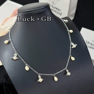 Bulgari Luck.GB Vivienne Westwood Vivienne Westwood Saturn Pearl Necklace Made in 18K Gold