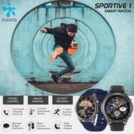 INIXS Sportive 1 Smart Health Watch with Call Message Notification Temperature Blood Pressure Sp02 for IOS and Android