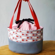 免水洗餐袋 保溫保冷袋 保溫袋 環保袋 便當袋 紅白小魚