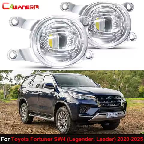 2 X Car Canbus LED Fog Light Daytime Running Lamp DRL For Toyota Fortuner SW4 Legender Leader 2020 2