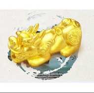 俐格珠寶批發 純金9999 黃金迷你貔貅 小貔貅串珠 黃金貔貅 純金貔貅 款號GD2002