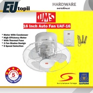 EU-UMS 16 Inch Ceiling Auto Fan (16 ) Ceilling fan Kipas Siling 360 Degree