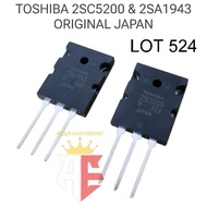 Toshiba C5200 & A1943 2SC5200 2SA1943 Transistor Lot 524 Original