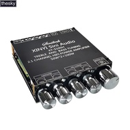 Digital Bluetooth power amplifier board module 2.1 channel high and bass adjustment audio amplifier 