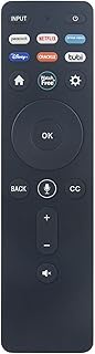 PERFASCIN XRT260 Replace Voice Remote Control Fit for Vizio TV P75Q9-J01 V655-J04 V655-J09 V755-J04 
