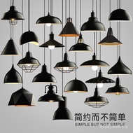 Shop Commercial Industrial Black Restaurant Bar Retro Hotel Decoration Factory Chandelier Iron Lamps