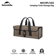 NATUREHIKE CAMPING EQUIPMENT BAG NH19PJ103 CANVAS OIL WAX CAMPING STORAGE BAG BOX PASAK BAG CLIMBING