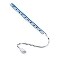 Flexible 10 LED Bright USB Light Laptop Table Lamp