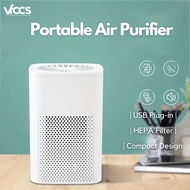 Vfocs Portable Air Purifier HEPA Filter USB Mute Mini Activated Carbon Removal Air Purifier Removal Dust
