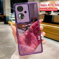 Oppo A79 5G 2023  Square Plated Soft Clear Casing For Oppo A79 5G OppoA79 A 79 79A 5G 2023 Camera Le