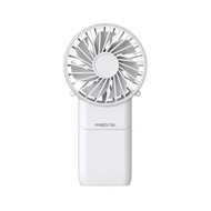 MAYER Mistral Mimica Cool Breeze Rechargeable USB Fan (White)